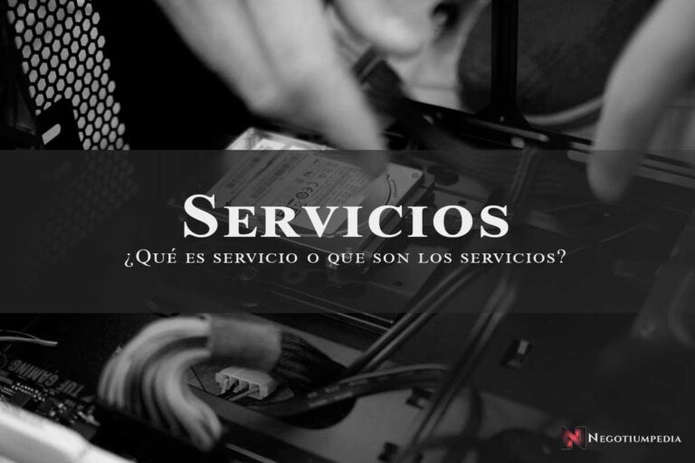 que es servicio o que son los servicios