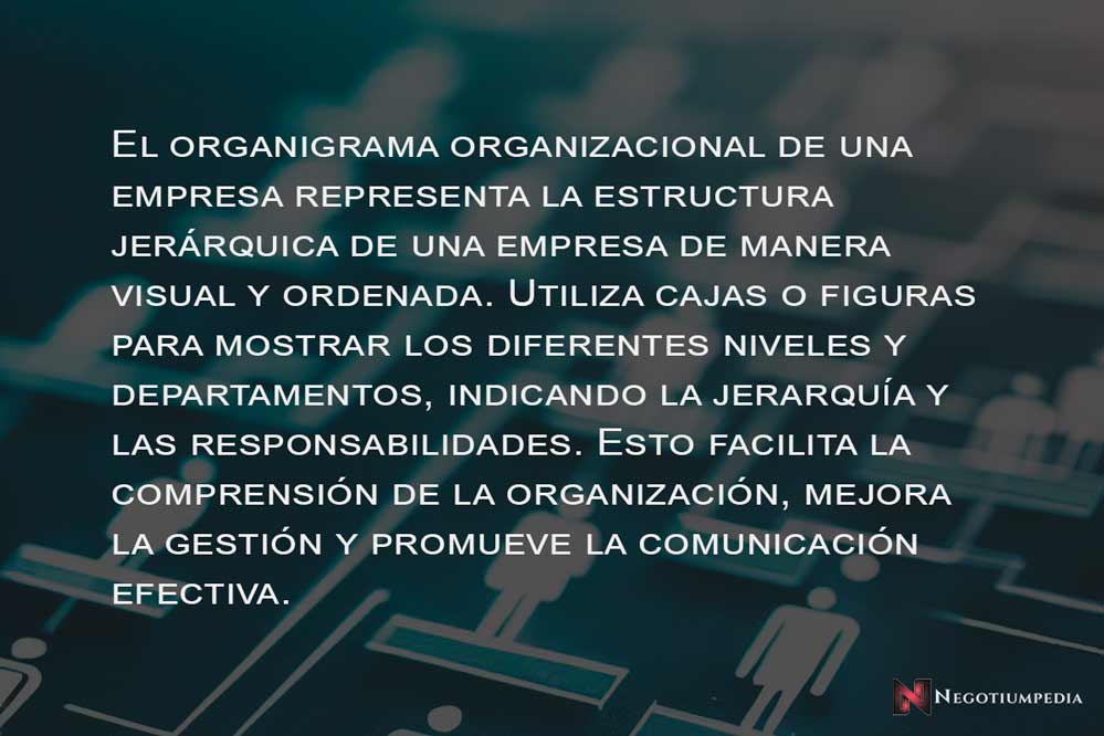 organigrama organizacional de una empresa